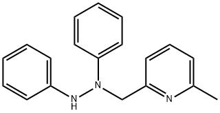 2-((1,2-二苯肼基)甲基)-6-甲基吡啶, 32812-37-6, 结构式