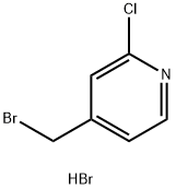 4-(BroMoMethyl)-2-chloropyridine hydrobroMide Structure