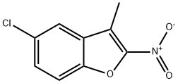 5-氯-3-甲基-2-硝基苯并呋喃, 33094-74-5, 结构式