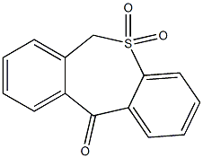 dibenzo[b,e]thiepin-11(6H)-one 5,5-dioxide Struktur