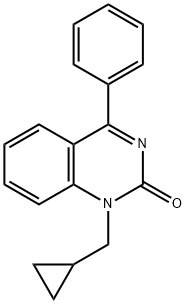 1-(CyclopropylMethyl)-4-phenylquinazolin-2(1H)-one Structure
