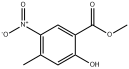 2-Hydroxy-4-Methyl-5-nitro-benzoic acid Methyl ester Structure