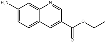 7-氨基喹啉-3-羧酸乙酯, 339290-20-9, 结构式