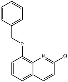 8-(苄氧基)-2-氯喹啉, 343788-51-2, 结构式