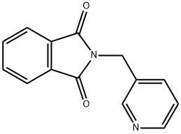 2-吡啶-3-基甲基-异吲哚-1,3-二酮 结构式