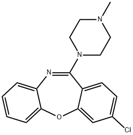 Loxapine Related Compound A (20 mg) (3-Chloro-11-(4-methylpiperazin-1-yl)dibenzo[b,f][1,4]oxazepine) Structure