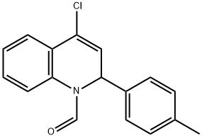 4-Chloro-2-(p-tolyl)quinoline-1(2H)-carbaldehyde Structure