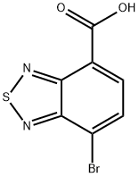 7-溴苯并[C][1,2,5]噻二唑-4-羧酸, 3529-60-0, 结构式