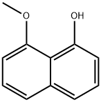 8-メトキシナフタレン-1-オール 化学構造式