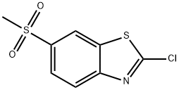 2-Chloro-6-Methanesulfonyl-benzothiazole Struktur