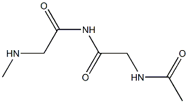 Glycinamide,  N-acetylglycyl-N-methyl-,  radical  ion(1+)  (9CI) Struktur
