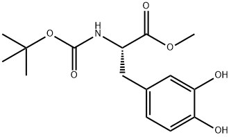 N-BOC-3-羟基-L-酪氨酸甲酯, 37169-36-1, 结构式