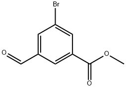 3-溴-5-甲酰基苯甲酸甲酯, 377734-27-5, 结构式