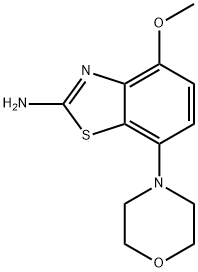 4-Methoxy-7-Morpholinobenzo[d]thiazol-2-aMine Structure
