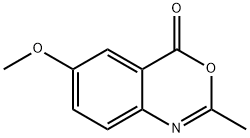 4H-3,1-Benzoxazin-4-one, 6-Methoxy-2-Methyl- Struktur