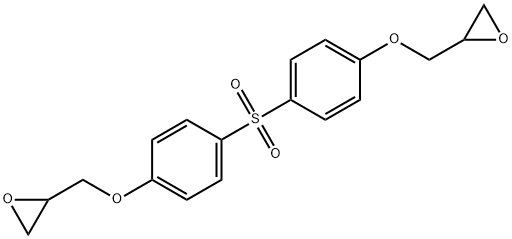 4,4'-Di(glycidyloxy)diphenyl sulfone Struktur