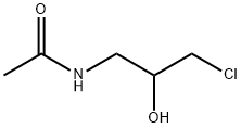 N-(3-Chloro-2-hydroxypropyl)acetaMide Structure