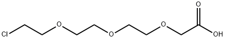 2-[2-[2-(2-Chloroethoxy)ethoxy]ethoxy]acetic Acid Struktur