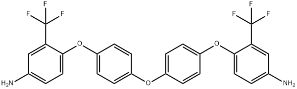 4,4'-双(2-三氟甲基-4-氨基苯氧基)二苯醚 结构式
