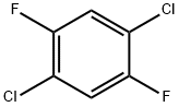 1,4-ジクロロ-2,5-ジフルオロベンゼン 化学構造式