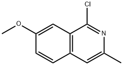 1-氯-3-甲基-7-甲氧基喹啉 结构式