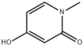 4-ヒドロキシ-1-メチル-2-ピリドン 化学構造式