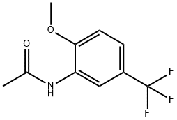 N-(2-甲氧基-5-(三氟甲基)苯基)乙酰胺, 40622-64-8, 结构式