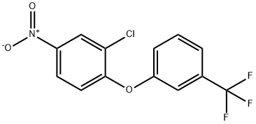 2-氯-4-硝基-1-(3-(三氟甲基)苯氧基)苯 结构式