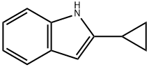 2-CYCLOPROPYL-1H-INDOLE, 40748-44-5, 结构式