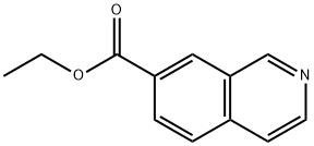 7-异喹啉甲酸乙酯 结构式