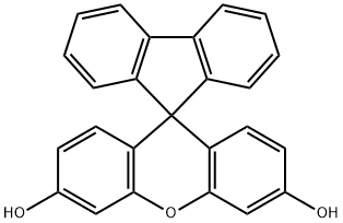 Spiro[9H-fluorene-9,9'-[9H]xanthene]-3',6'-diol Struktur