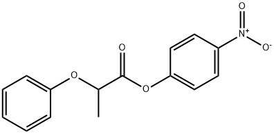 2-Phenoxypropanoic Acid 4-Nitrophenyl Ester Structure