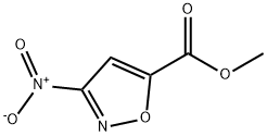 Methyl 3-nitroisoxazole-5-carboxylate Struktur
