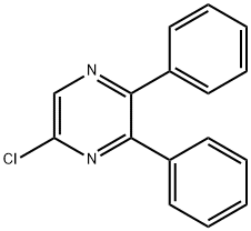 5-chloro-2,3-diphenylpyrazine Structure
