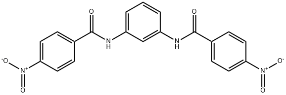 4-Nitro-N-{3-[(4-nitrobenzoyl)aMino]phenyl}benzaMide Structure
