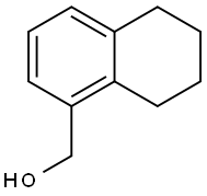 5,6,7,8-テトラヒドロナフタレン-1-メタノール 化学構造式