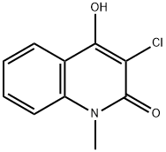 3-氯-4-羟基-1-甲基喹啉-2(1H)-酮 结构式