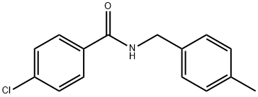 4-chloro-N-(4-methylbenzyl)benzamide Struktur