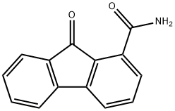 9-芴酮-1-甲酰胺 结构式