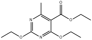 2,4-二乙氧基-6-甲基嘧啶-5-甲酸乙酯, 43106-94-1, 结构式