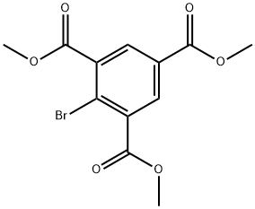 TriMethyl 2-broMobenzene-1,3,5-tricarboxylate Struktur