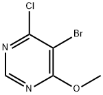 5-溴-4-氯-6-甲氧基嘧啶 结构式