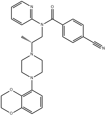 Lecozotan|4-氰基-N-(2R-(4-(2,3-二氢苯基(1,4)-二氧-5-)-哌嗪-1-)-丙基)-N-吡啶-2-苯甲酰胺 盐酸盐