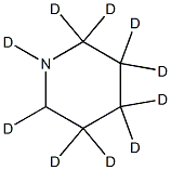 Piperidine-d10, 45393-79-1, 结构式