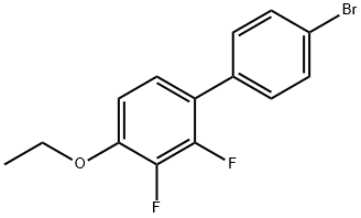 4'-ブロモ-4-エトキシ-2,3-ジフルオロ-1,1'-ビフェニル 化学構造式