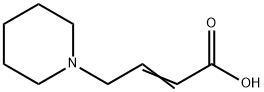 4-(1-Piperidinyl)-2-butenoic acid Struktur