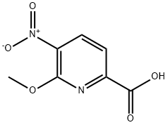 2-Pyridinecarboxylicacid,6-methoxy-5-nitro-(9CI) Structure
