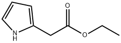2-(1H-ピロール-2-イル)酢酸エチル 化学構造式