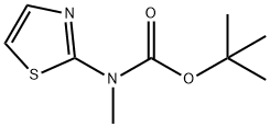 Methylthiazol-2-ylcarbaMic acid tert-butyl ester Structure