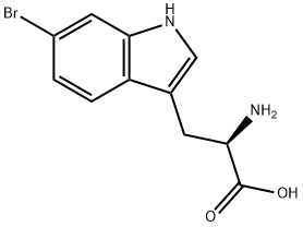 D-6-溴色氨酸 结构式